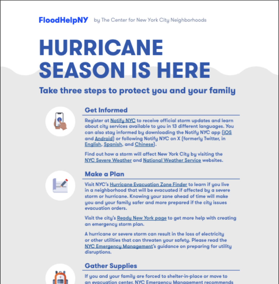 Hurricane season is here | FloodHelpNY.org, image size:1084x1102